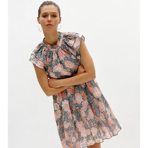 Anthropologie Dresses & Skirts - Anthropologie Jodi Tiered Mock-neck Tunic Dress L
